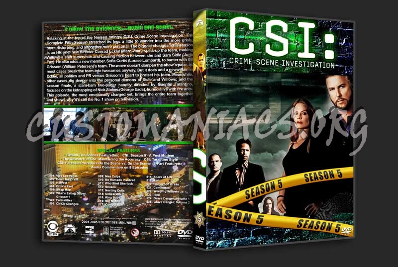 CSI : Crime Scene Investigation  - The Complete Series (spanning spine) dvd cover