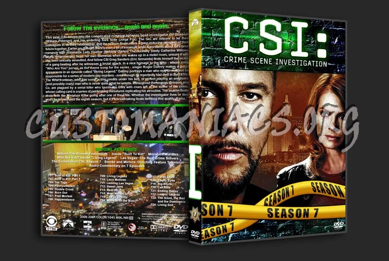 CSI : Crime Scene Investigation  - The Complete Series (spanning spine) dvd cover