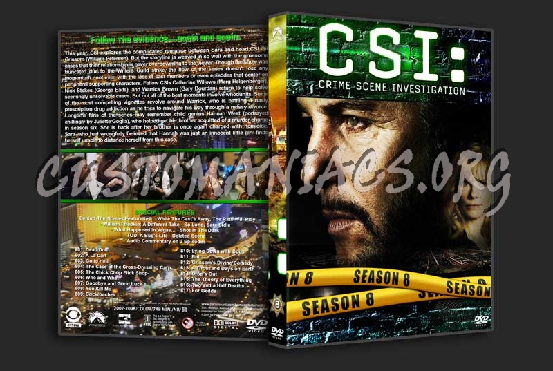 CSI : Crime Scene Investigation  - The Complete Series (spanning spine) dvd cover