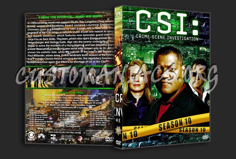 CSI : Crime Scene Investigation  - The Complete Series (spanning spine) dvd cover