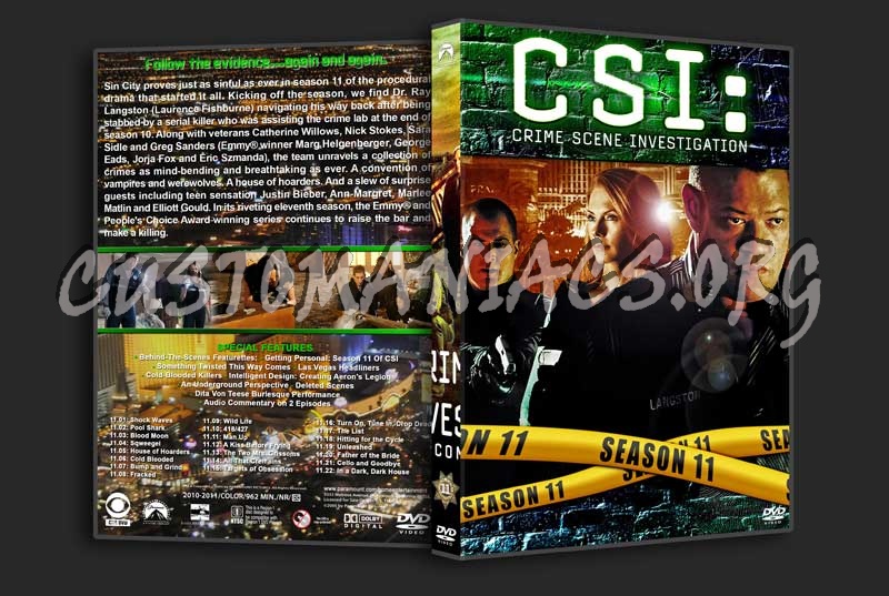 CSI : Crime Scene Investigation  - The Complete Series (spanning spine) dvd cover