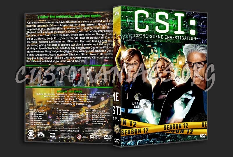 CSI : Crime Scene Investigation  - The Complete Series (spanning spine) dvd cover