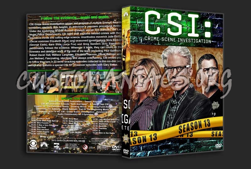 CSI : Crime Scene Investigation  - The Complete Series (spanning spine) dvd cover