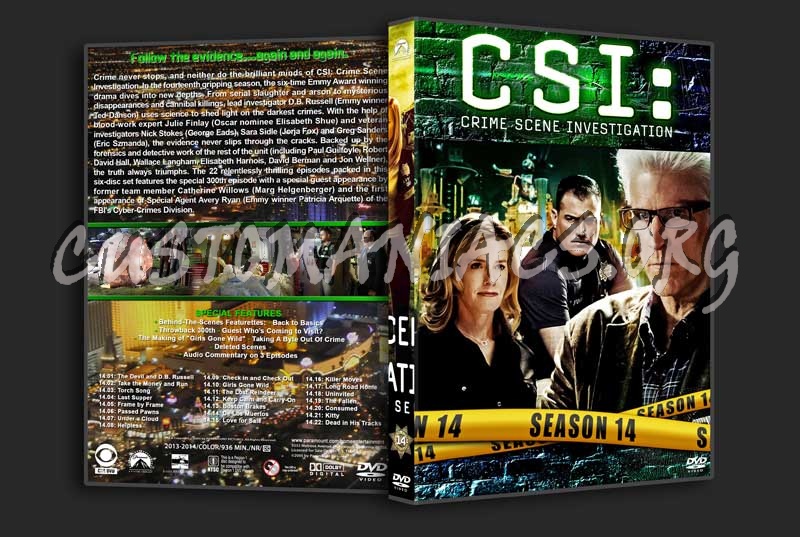 CSI : Crime Scene Investigation  - The Complete Series (spanning spine) dvd cover