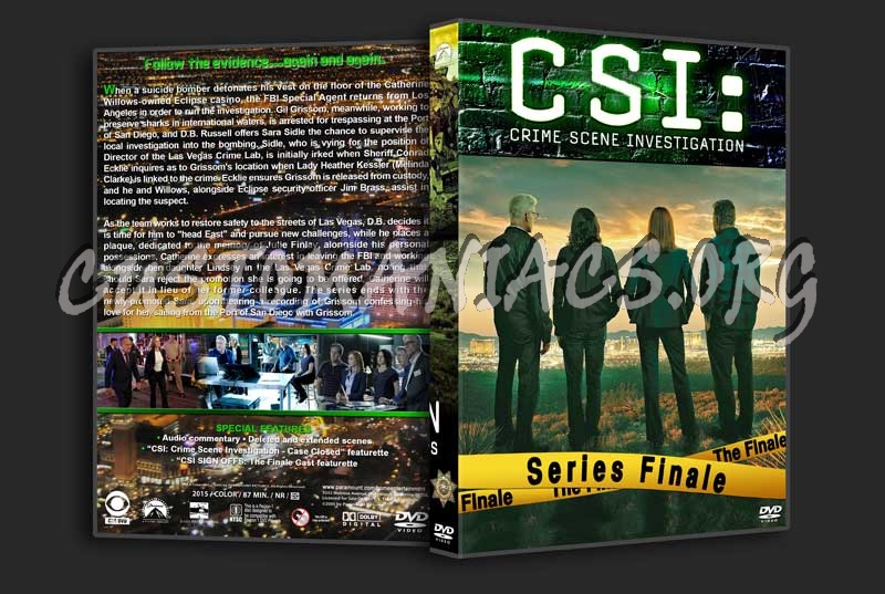 CSI : Crime Scene Investigation  - The Complete Series (spanning spine) dvd cover