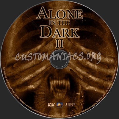 Alone in the Dark II dvd label