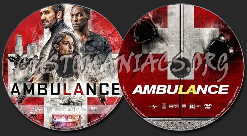 Ambulance dvd label