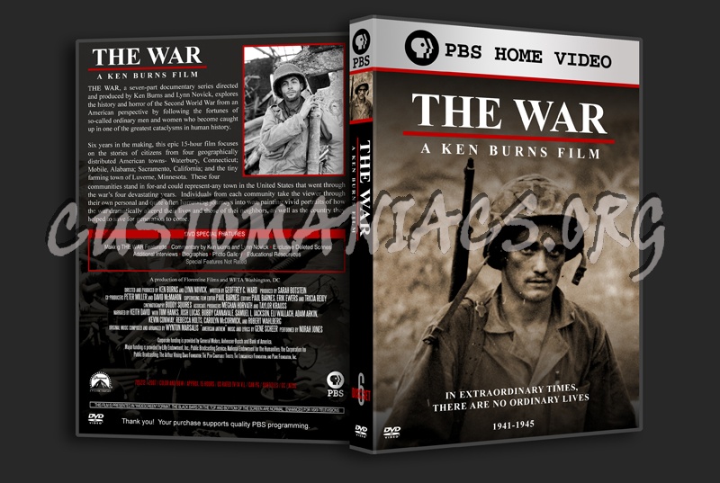 The War: A Ken Burns Film dvd cover