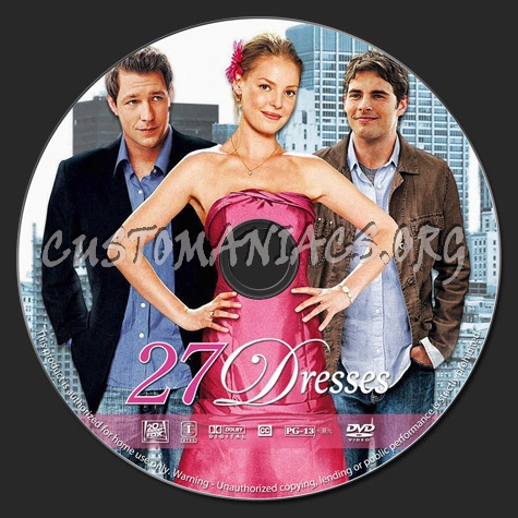 27 Dresses dvd label