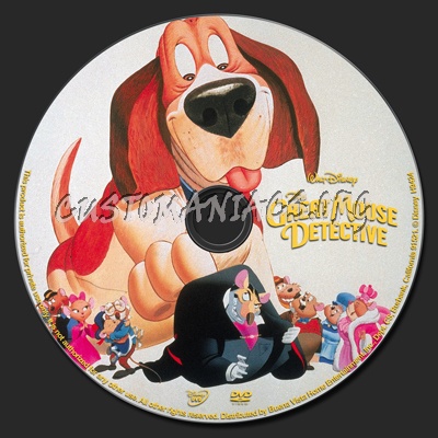 The Great Mouse Detective dvd label