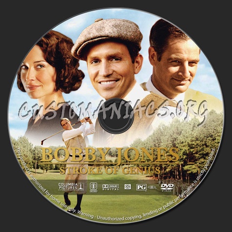 Bobby Jones Stroke of Genius dvd label