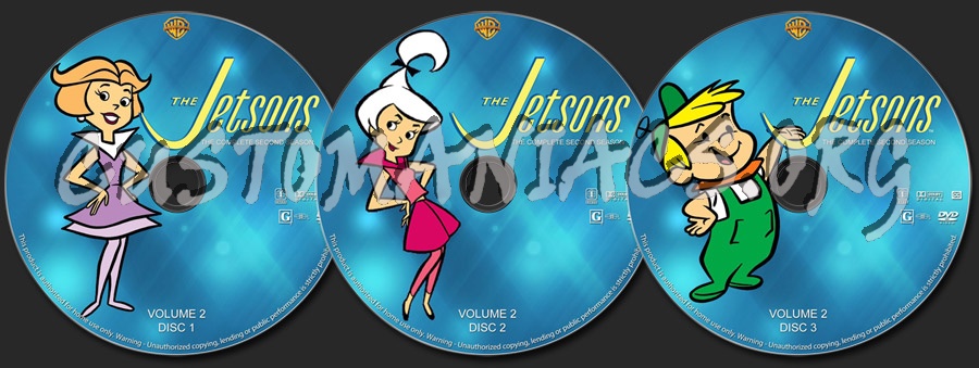 The Jetsons - Season 2, Volume 2 dvd label