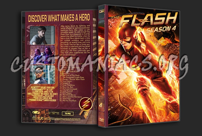 The Flash complete series with spine dvd cover