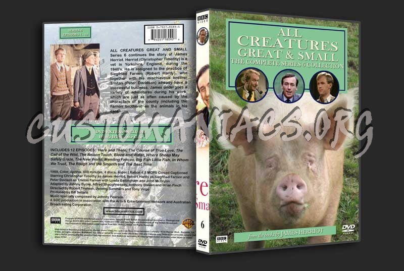 All Creatures Great and Small - The Complete Series (spanning spine) dvd cover