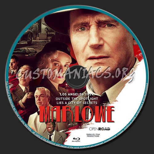 Marlowe blu-ray label