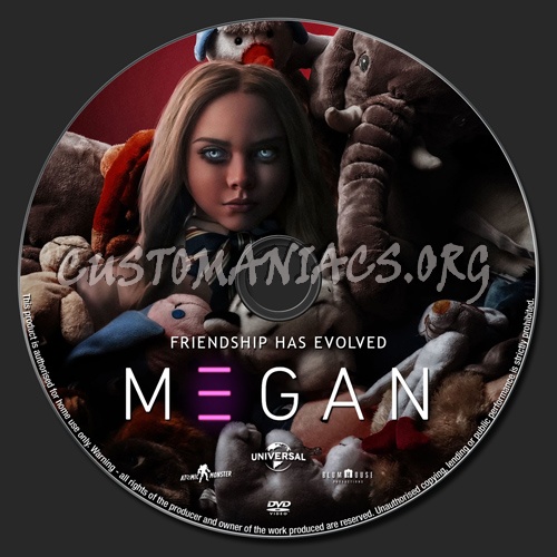 Megan dvd label