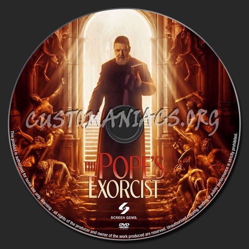 The Pope's Exorcist dvd label