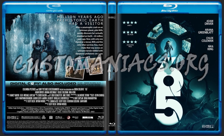 65 blu-ray cover