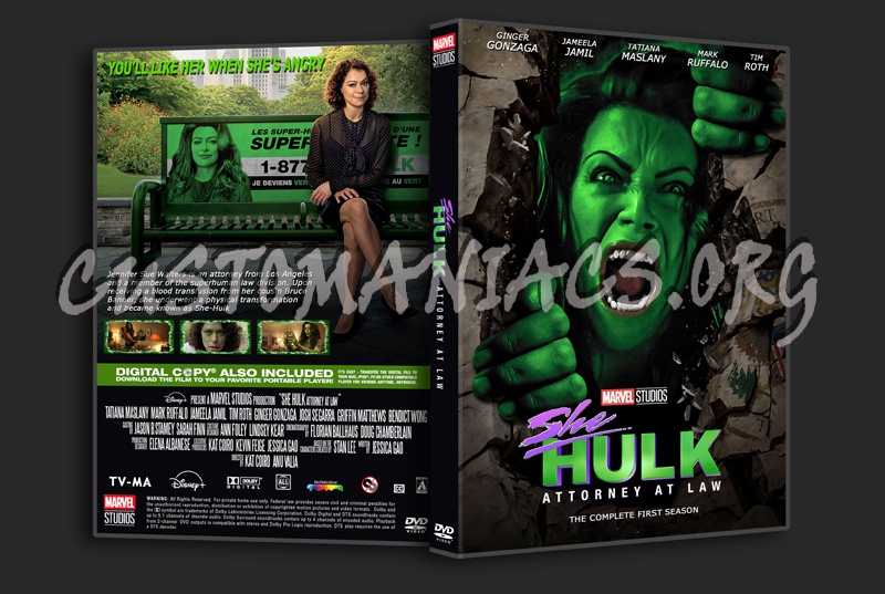 She Hulk Attorney At Law Season 1 dvd cover