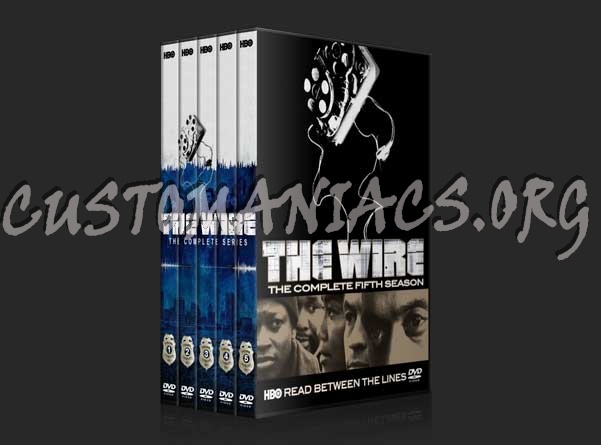 The Wire - The Complete Series (spanning spine) dvd cover