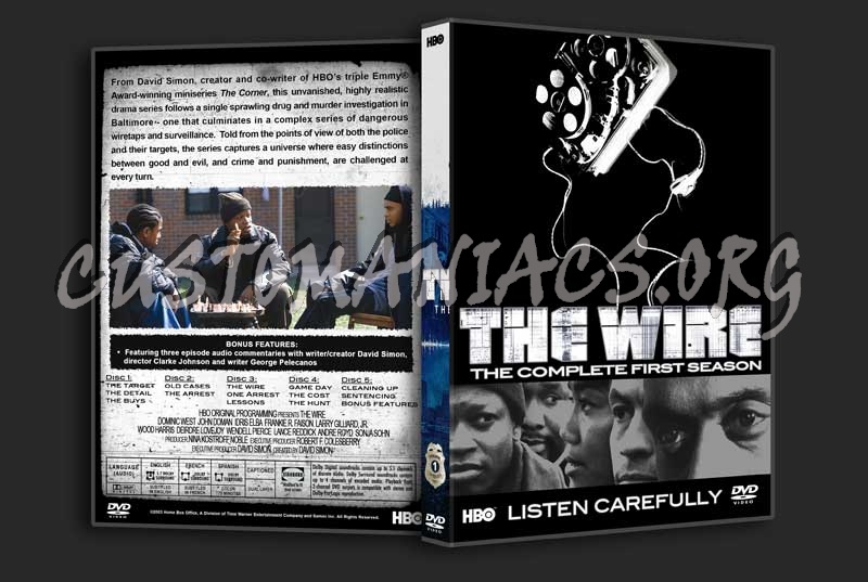 The Wire - The Complete Series (spanning spine) dvd cover