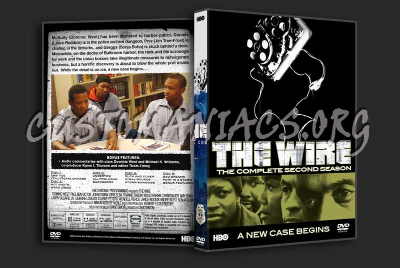 The Wire - The Complete Series (spanning spine) dvd cover