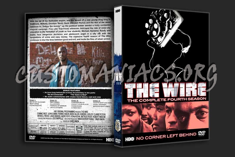 The Wire - The Complete Series (spanning spine) dvd cover