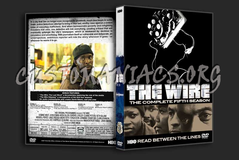 The Wire - The Complete Series (spanning spine) dvd cover