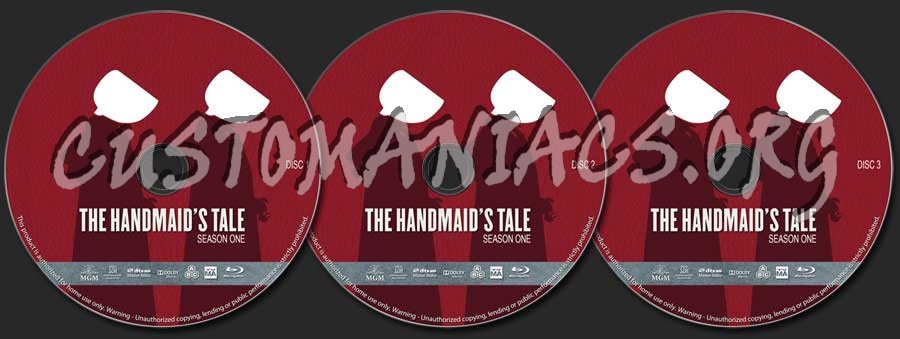 The Handmaids Tale - Season 1 blu-ray label