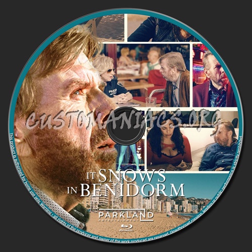 It Snows In Benidorm blu-ray label