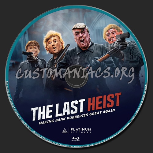 The Last Heist blu-ray label