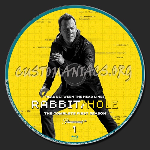 Rabbit Hole Season 1 blu-ray label