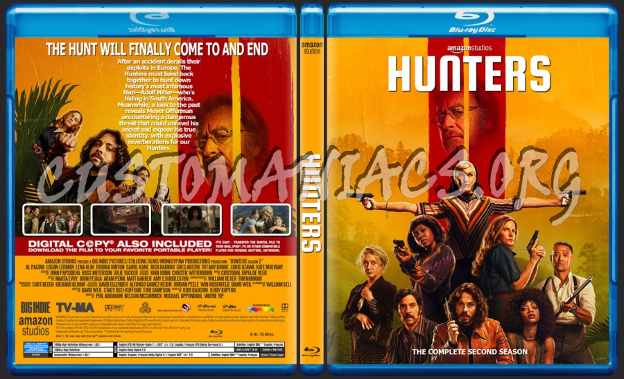 Hunters Season 2 blu-ray cover