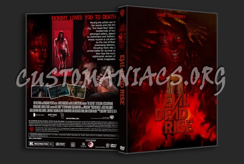 Evil Dead Rise dvd cover