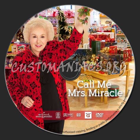 Call Me Mrs. Miracle dvd label