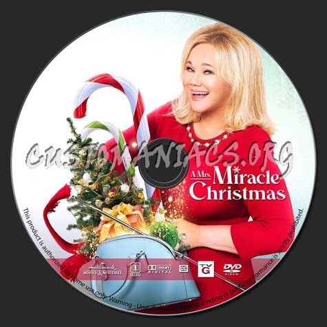 A Mrs. Miracle Christmas dvd label