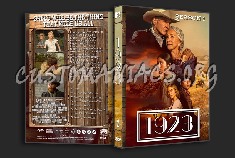 1923 season 1 dvd cover