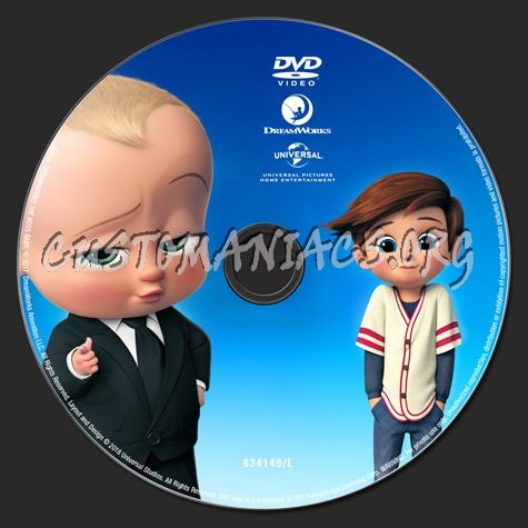 The Boss Baby dvd label