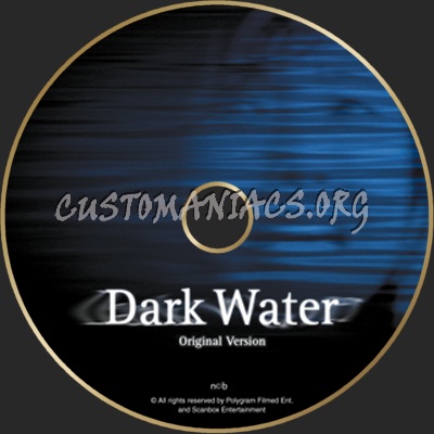 Dark Water dvd label