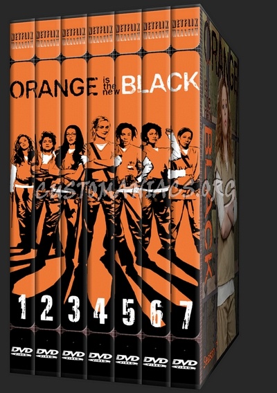 Orange is the New Black complete series with spine dvd cover