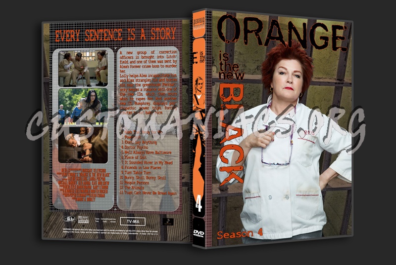 Orange is the New Black complete series with spine dvd cover