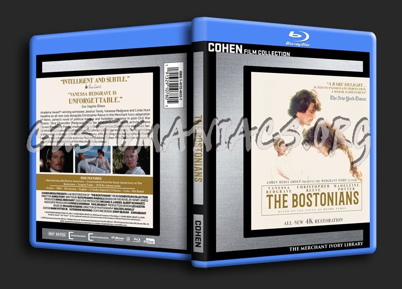 The Bostonians blu-ray cover