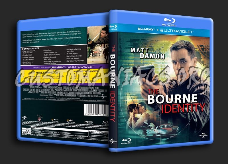 The Bourne Identity blu-ray cover