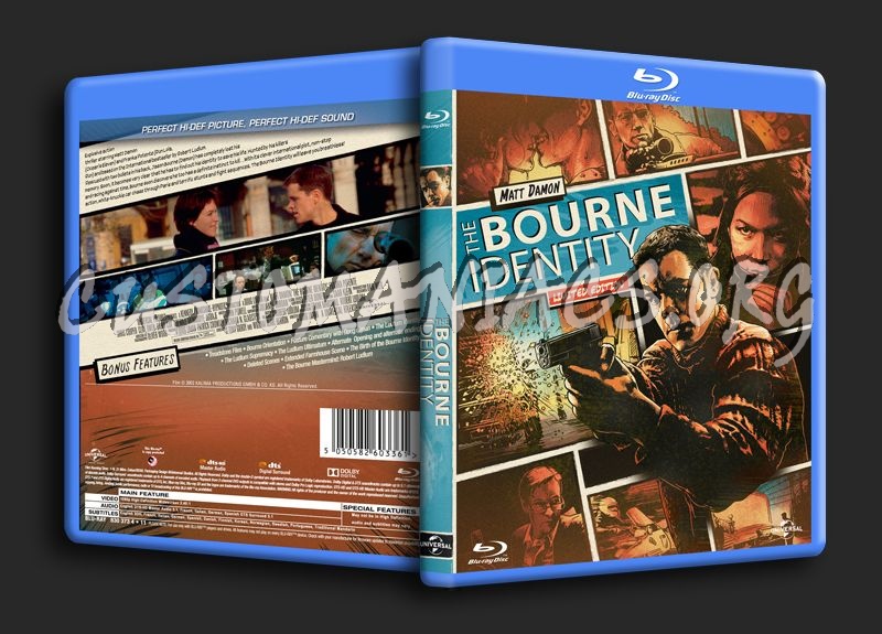 The Bourne Identity blu-ray cover