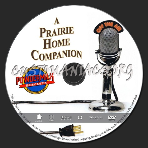 A Prairie Home Companion dvd label