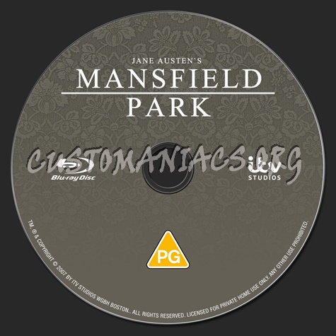 Mansfield Park blu-ray label