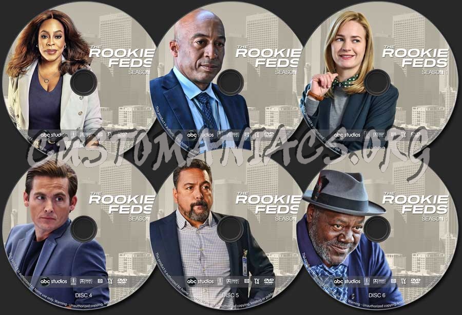 The Rookie Feds - Season 1 dvd label