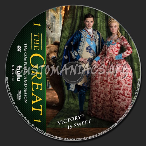 The Great Season 3 dvd label