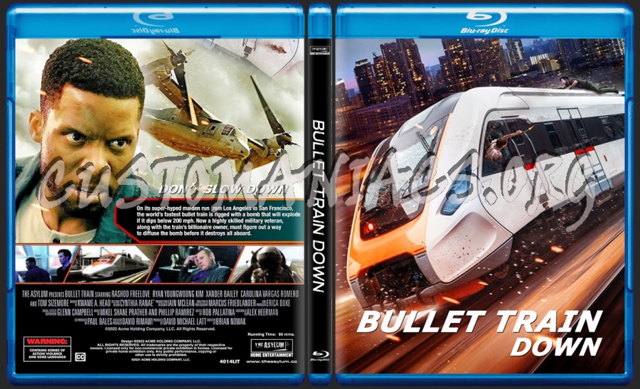 Bullet Train Down blu-ray cover