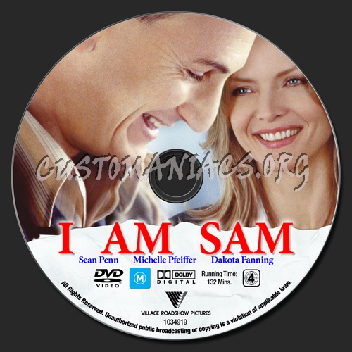 I Am Sam dvd label - DVD Covers & Labels by Customaniacs, id